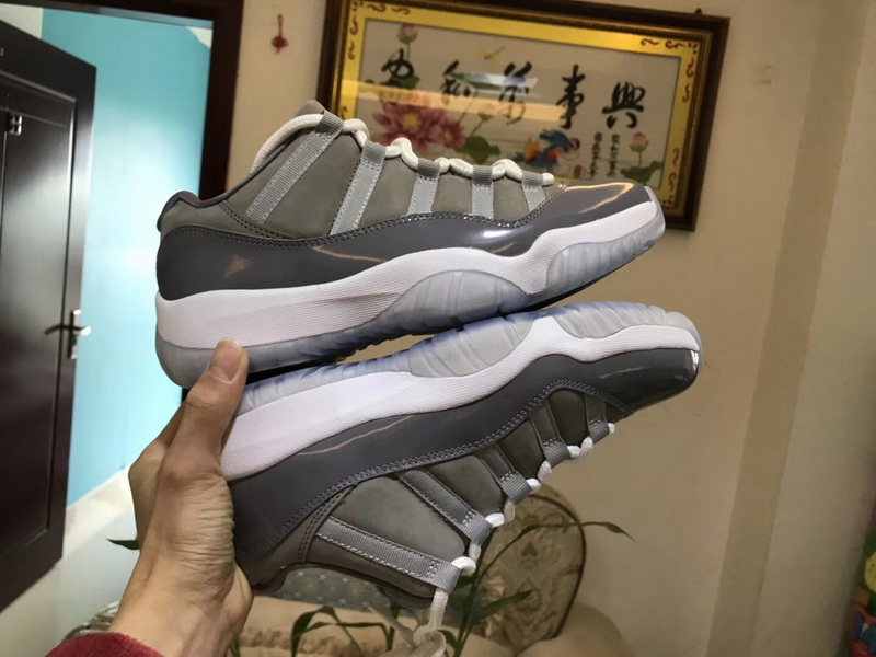 Authentic Air Jordan 11 Low “Cool Grey”